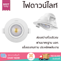 ใหม่ล่าสุด ไฟเพดาน ดาวน์ไลท์ LED LAMPTAN SPOTLIGHT COLOUR CHOICE CIRCLE 7 วัตต์ COOLWHITE DAYLIGHT WARMWHITE ส่องสว่างทั่วบริเวณ ใช้ได้กับขั้วหลอดมาตรฐาน Downlight