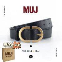 เข็มขัด Muji MUJ กางเกงยีนส์ผู้หญิง,เทรนด์แฟชั่นเข้าได้กับทุกชุดสีทึบเข็มขัดทรงธรรมดาเข็มขัดปรับได้เจาะรูรุ่นใหม่ J.lindeberg DESCENTE ประตูเมืองเล็ก Footjoymalbon Uniqlo