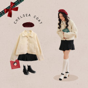 BLEUBIRD Áo khoác nhung chần bông Chelsea Coat