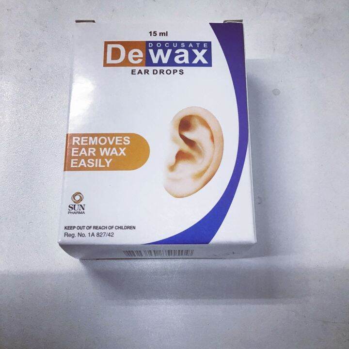 Dewax ear drops ดอคูเสต กำจัดขี้หูอุดตันในช่องหู 15ml. Lazada.co.th