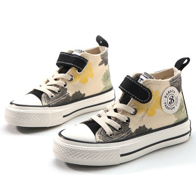 Kids Shoes  Autumn Baby Girls Fashion Canvas Boys High Top Sneakers Kids Running Children Shoes Tennis Non-slip Platform