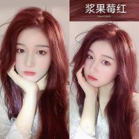 Directly dyed powder-brown hair dye cream bleach-free color plant red-brown pure 2022 popular white female bubble