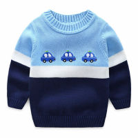 Boys crew neck sweaters childrens knits are all cotton