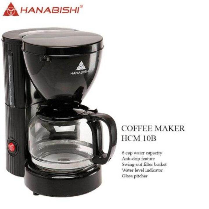 hanabishi coffee maker 4 6 cups price