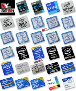 YD Original i5 1 2 3 4 5 6 7 8 9 10th Generation Desktop Label CPU Sticker