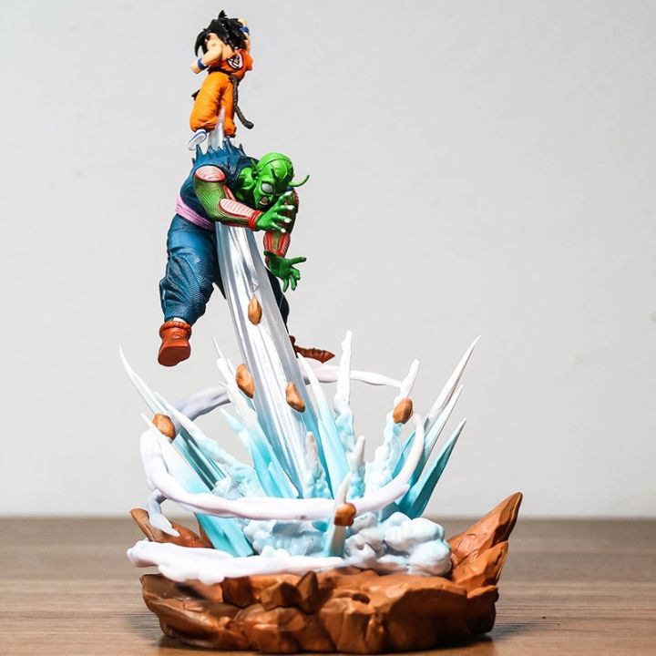 zzooi-dragon-ball-z-anime-figure-gk-son-goku-piccolo-sky-duel-20cm-with-light-action-figure-pvc-collection-dolls-statue-toys-kid-gifts