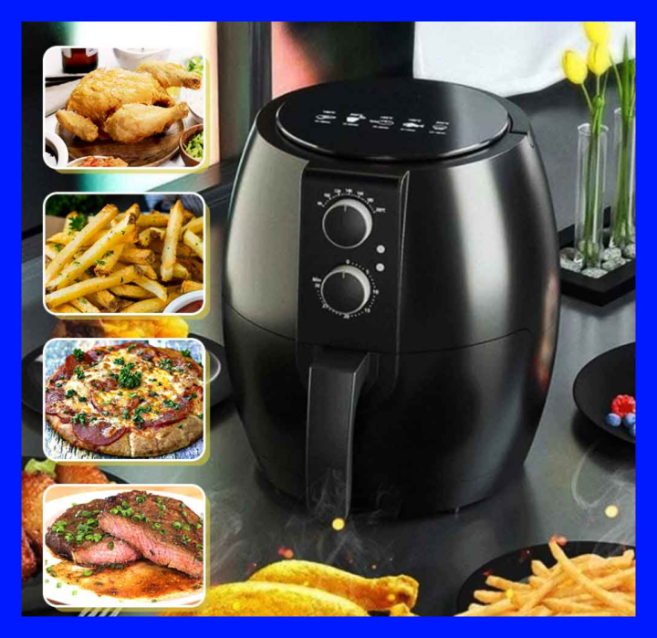 HEAVY DUTY ADVANCE AIR FRYER (BIGGER CAPACITY 4.5L) + (LED Waterproof