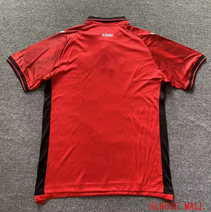 เสื้อเจอร์ซีย์เตะฟุตบอลคุณภาพ23-24เสื้อแข่งฟุตบอลสำหรับผู้ชายจากอัลบาเนีย