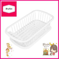 ที่คว่ำจานพลาสติก JCJ 2404 สีขาวPLASTIC DISH DRAINER JCJ 2404 WHITE **หมดแล้วหมดเลย**