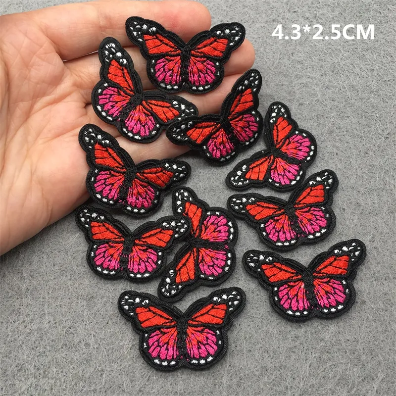 10pcs Butterfly Patches Applique for Clothing Embroidery Patches