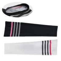 New Mesh Stripes Cycling Sleeves Aero Summer Breathable Cool Sun Protection Anti-UV Men Women Mountain Bike Arm Sleeve Sport