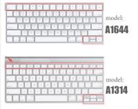 Silicone Keyboard cover Protector Skin US EU Version For Apple Bluetooth Wireless keybord MLA22LL A1644 A1314 IMAC Desktop PC