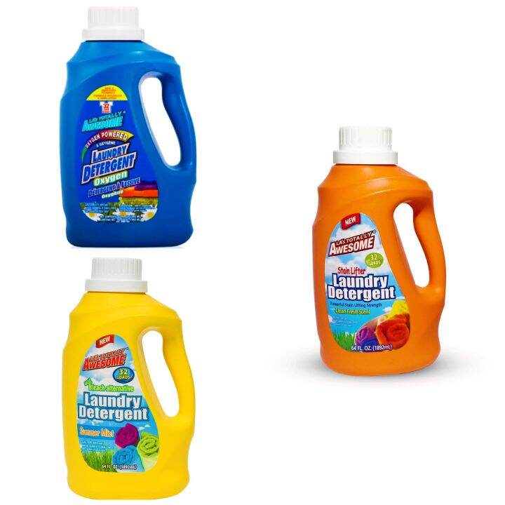 LA's Totally Awesome / Liquid Laundry Detergent / 64 OZ. 1892ML / ORIG
