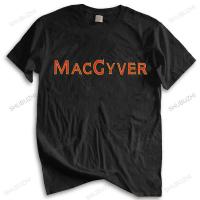 Muzin เสื้อยืดผู้ชายผ้าฝ้ายเสื้อยืดแบรนด์ฤดูร้อนเสื้อยืดโชว์คลาสสิก MacGyver เสื้อยืดผู้ชายเสื้อยืดเสื้อยืดผ้าฝ้ายฤดูร้อน