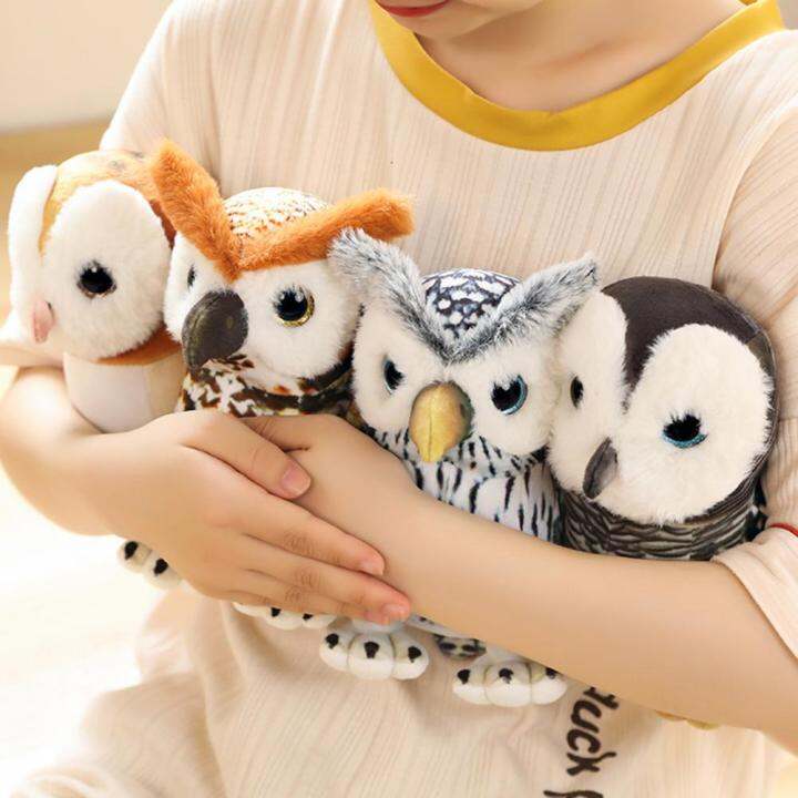 baby-plush-toy-skin-affinity-owl-plush-toy-realistic-looking-fulling-filled-animal-owl-style-baby-stuffed-toy-sleep-aid