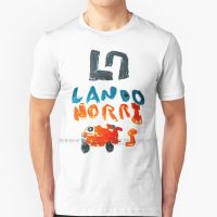 Lando Norris British Grandprix 2020 Helmet T Shirt 100% Pure Cotton Big Size Lando Norris Helmet Formula Grandprix Eva Muttram XS-4XL-5XL-6XL