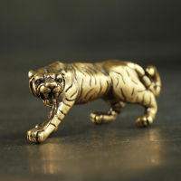 [Gorgeous] Hot Sale Tiger figurines เครื่องประดับบริสุทธิ์ทองแดงสัตว์เสือโมเดลรูปปั้นตกแต่ง