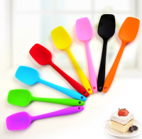 ทัพพีซิลิโคน ขนาด 21 ซม. พายซิลิโคน Spatula ไม้พาย ไม้พายซิลิโคน ไร้รอยต่อ ทนความร้อน ใช้ทำขนม เบเกอรี่ Bakery อาหารต่างๆ