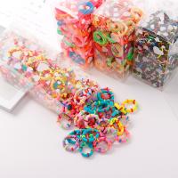 100PCS/Lot 3.0CM Children Cute Small Ring Rubber Bands Tie Gum Ponytail Holder Elastic Hair Band Headband Girls Hair Accessories Hair Accessories