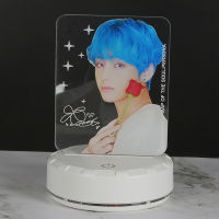 Kpop BTSHARE21 Light Stick Bangtan Boyss Concert Army s USB Color Changing Acrylic LED Night Lamp jungkooK jimiN Home Decor