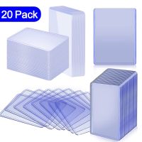 Transparent PVC Toploaders Protective Sleeves for Collectible Trading Basketball Sports Cards 35PT Game Card Holder Case 3x4" Card Holders