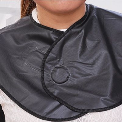 ‘；【。- 1PC Professional Hairdressing Cape Waterproof Hair Coloring Wraps Barber Shoulder Pads Black Hair Dyeing Haircut Apron For Salon
