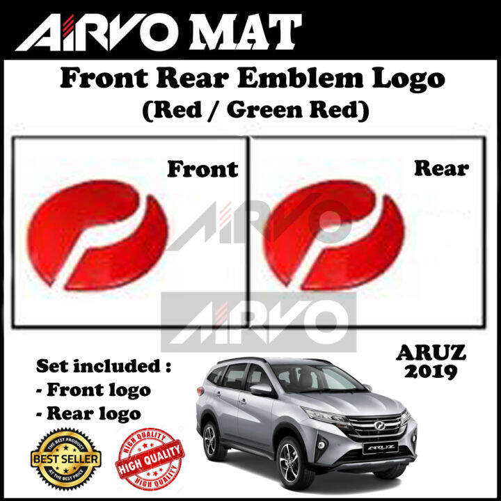 Broz Aruz 2019 RED Front Rear Emblem Logo | Lazada