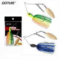 {HUYE Outdoor Store} Goture Spinnerbait 14กรัม/10กรัมเหยื่อสปินเนอร์จิ๊กโลหะตัวปั่นเหยื่อตกปลา