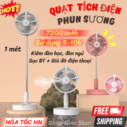 Quạt phun sương tích điện - quat tich dien xài hơn 12 tiếng