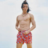 SALAWAN กางเกงว่ายน้ำ -Swim Shorts-Shark Wave