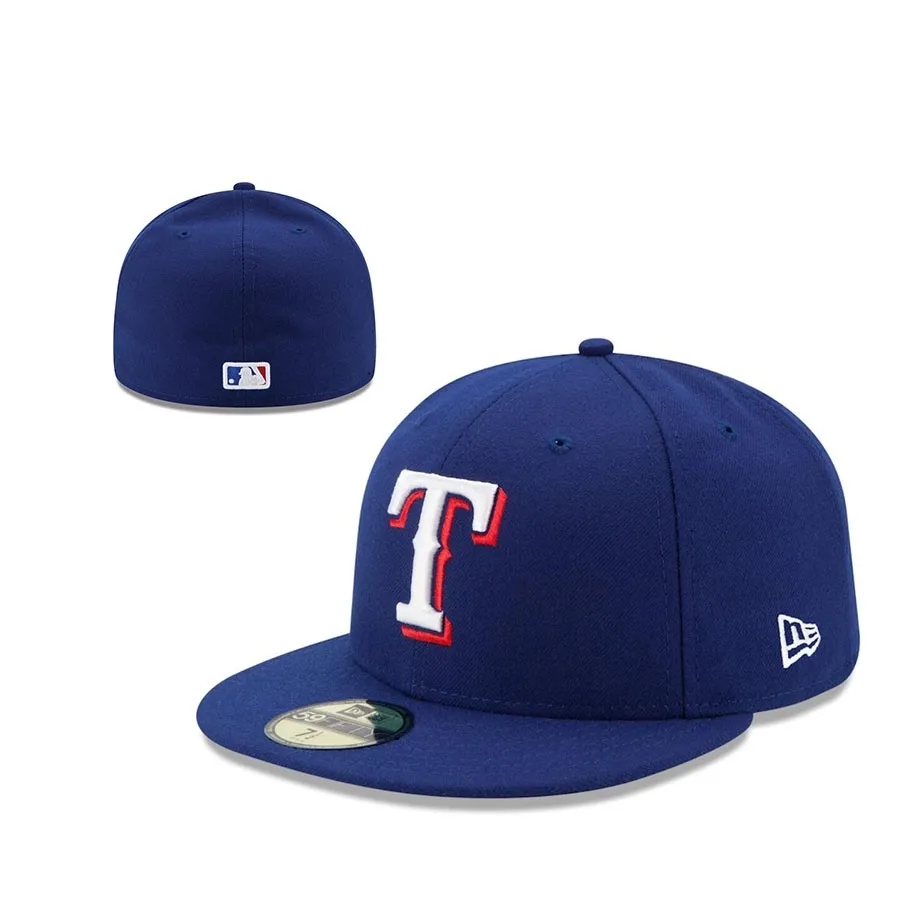 ☼☃ Texas Rangers Cap Fitted Cap Men Women Hat Hiphop Hat Full Closed Sports  Hats TC3Q