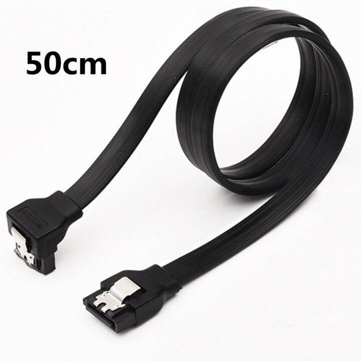 SATA 3.0 Cable SATA III 6GB/s Right Angle 90 Degree For HDD Hard Disk ...