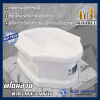 (ส่งฟรี!!)สุขภัณฑ์แบบนั่งยอง ฐานสูง แบบราดน้ำ Blue Diamond รุ่น FH-311