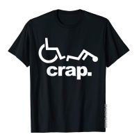 Handicap Wheelchair Funny Wheelchair Fall T-Shirt Comics T Shirt Cotton Mens T Shirt Summer Rife