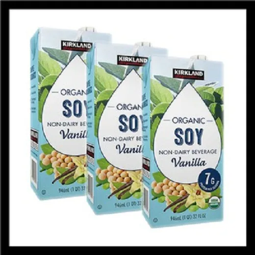 Kirkland Signature Organic Soy Beverage, Vanilla, 32 Fl Oz (3pcs ...