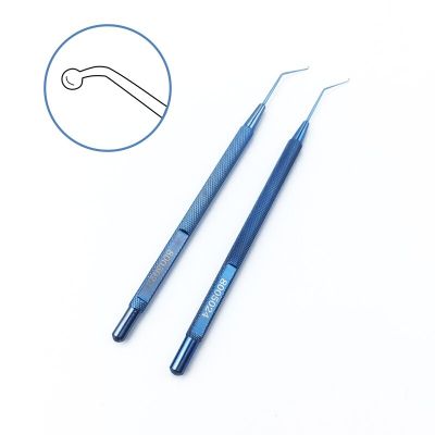 Akahoshi Nucleus Manipulator Hooks Ophthalmic Eye Surgical Instrument Hooks Straight/Angle Titanium