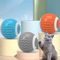 ลูกบอลกลิ้งเอง ของเล่นแมว ลูกบอลแมวแบบโต้ตอบอัตโนมัติ ลูกบอลแมว ซิลิโคนแบบชาร์จได้ เป็นมิตรกับตีน 360 หมุนอัตโนมัติ ของเล่นไฟฟ้า สำหรับบ้าน ทางชีวภาพ