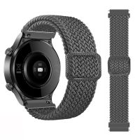 สำหรับ7X Garmin Fenix ไนลอนถักแบบปรับได้สายนาฬิกาข้อมือยืดหยุ่น (สีแดง)