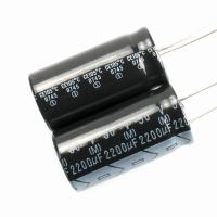 1ชิ้นตัวเก็บประจุแบบอิเล็กโทรไลติกพานาโซนิค50V 2200UF 105 °C 18X35มม.