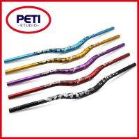 PETI STUDIO 720มม. 780มม. มือจับจักรยานเสือภูเขา สีดำสีแดงสีฟ้า อะลูมิเนียมอัลลอยด์ แฮนด์จักรยานมือจับ ทนทานต่อการใช้งาน แนวนอนแนวนอน ด้ามจับจักรยานเสือหมอบ MTB จักรยานเสือภูเขา