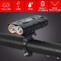 T-SUN USB Rechargeable LED Bicycle Headlight 2400 Lumens Waterproof Bike Front Light Flashlight 4 Lighting Modes LED Bike Light