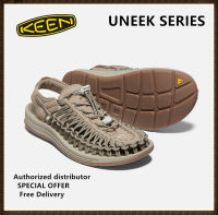 【จัดส่งฟรี】Keen Men’s UNEEK “Timberwolf/Plaza Taupe” รองเท้าผ้าใบ (เบอร์37-44) *จัดส่งฟรี เก็บเงินปลายทาง รับประกันเ รองเท้าผู้ชายและผู้หญิง