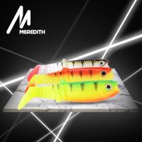 MEREDITH Soft Lure Cannibal Baits 80mm 100mm 125mm Crankbait Bait Isca Artificial Trout Lure Wobbler Silicone Fishing LuresLures Baits