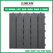 Vỉ Nhựa Lót Sàn Ban Công - Thiết Kế Mới Với Khóa Tròn Để Kết Hợp Với Ván