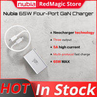 Nubia สาย5A 65W GaN หม้อแปลงชาร์จไฟแบบเร็ว100W สำหรับ Nubia RedMagic 6R 6 Pro 6S Pro อุปกรณ์ชาร์จโทรศัพท์ได้สูงสุด65W