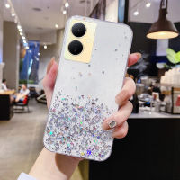 KOSLAM เคสโทรศัพท์โปร่งใสที่เรียบง่ายและเงางามสำหรับ VIVO Y78 5กรัม Y27 4กรัม5กรัม Y36 4กรัม5กรัม Y02 Y02S Y16 Y22 Y22S Y56 5กรัม Y100 5กรัม Y77 5กรัมดีไซน์ใหม่นุ่ม TPU Y35คลังสินค้าพร้อม