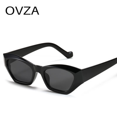 OVZA Retro 2021แว่นตากันแดดผู้หญิงใหม่แว่นตากันแดดชายลายวินเทจป้องกันรังสี UV คุณภาพสูง S1081