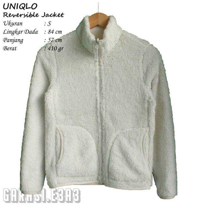 jaket sherpa uniqlo