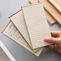 1pc Pocket Kraft Paper Memo Pad Notepad Stationery Scrapbooking Memo Notes To Do List Tear Checklist Note Pad Blank White Labels