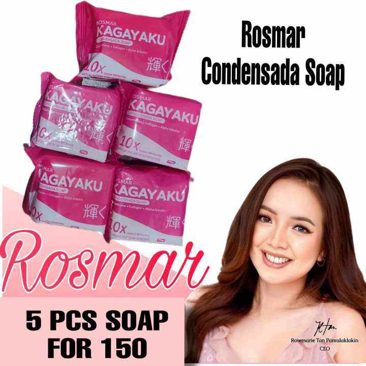 5PCS ROSMAR CONDENSADA SOAP FOR ONLY 150 | Lazada PH